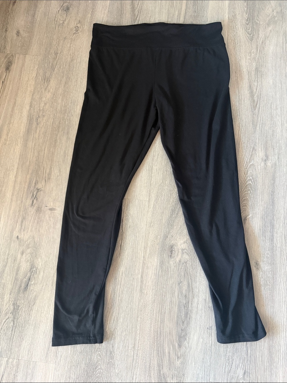 a new day Black Stretch Leggings size large